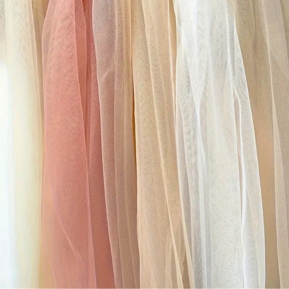 BRIDAL TULLE, “BLUSH PINK” Fabric by the yard, 108” x yard - Picture 2 of 4